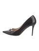 Jimmy Choo Patent Leather Cutout Accent Pumps
