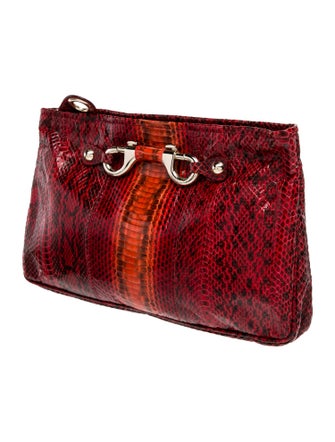 Jimmy Choo Snakeskin Clutch