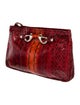 Jimmy Choo Snakeskin Clutch