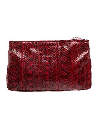 Jimmy Choo Snakeskin Clutch