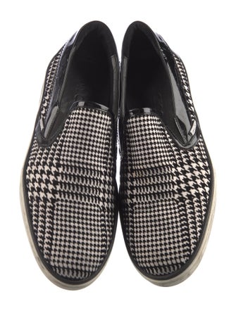 Jimmy Choo Velvet Printed Sneakers