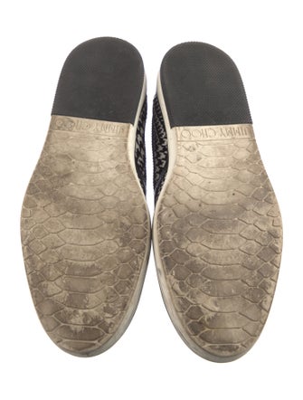 Jimmy Choo Velvet Printed Sneakers