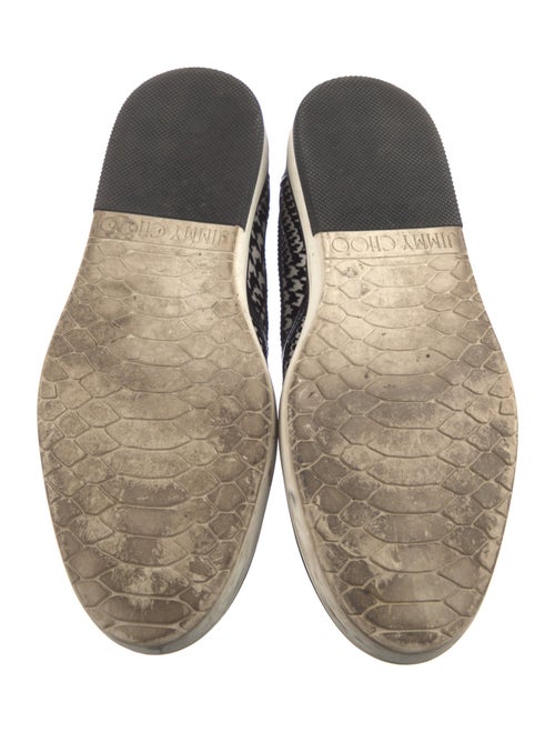 Jimmy Choo Velvet Printed Sneakers