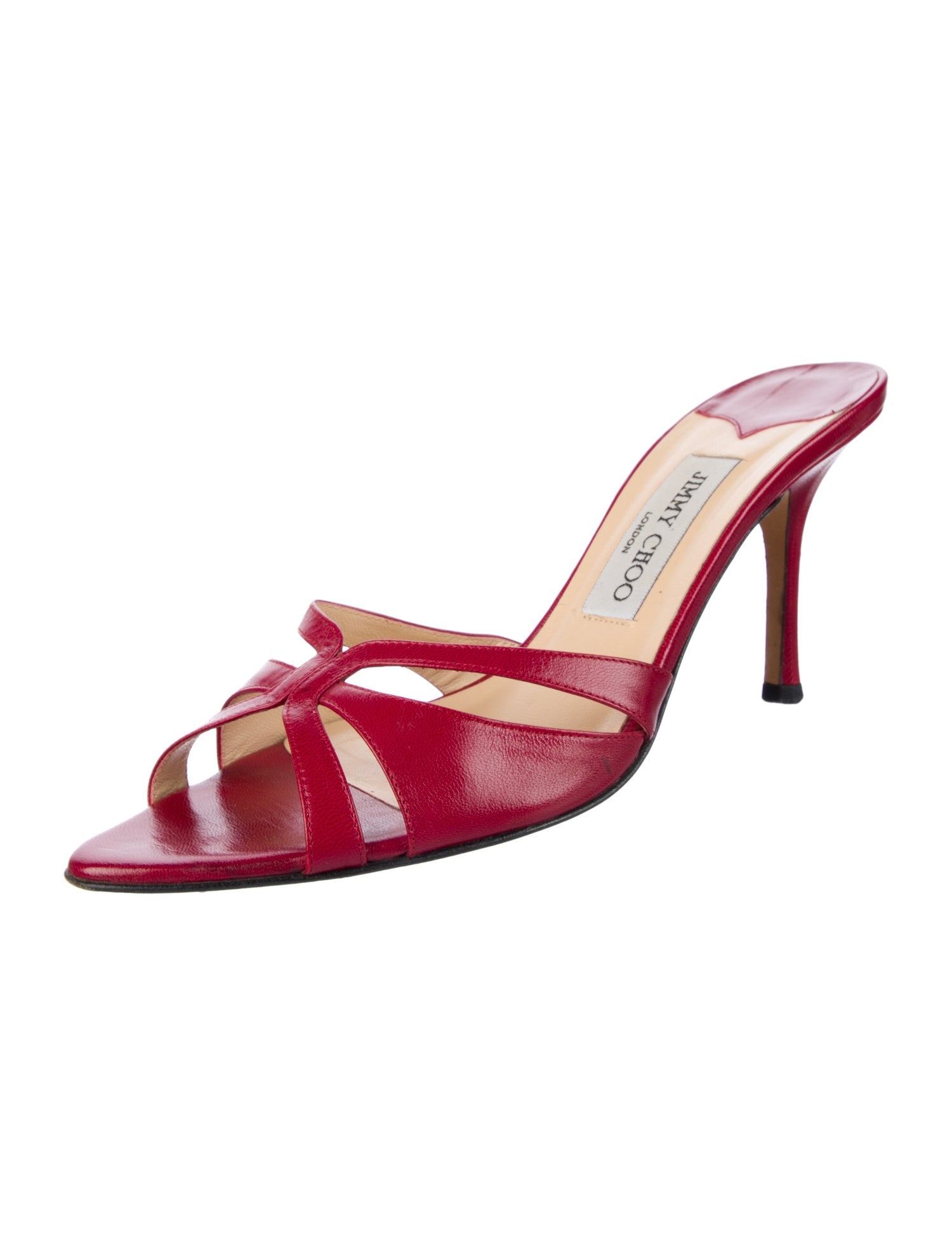 Jimmy Choo Vintage Leather Slides