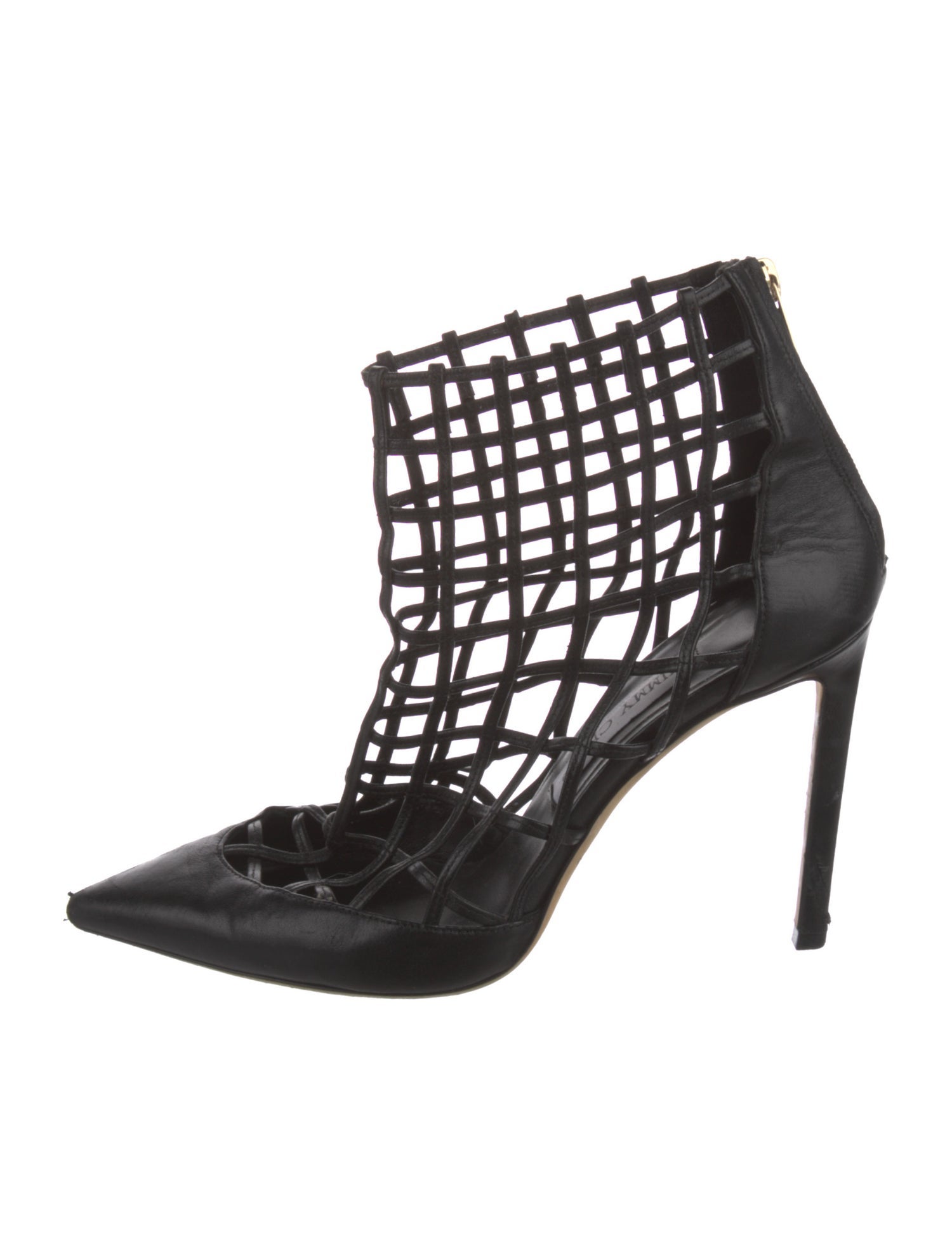 Jimmy Choo Sheldon Leather Pumps