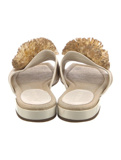 Jimmy Choo Crochet Trim Slides