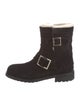 Jimmy Choo Youth Suede Moto Boots