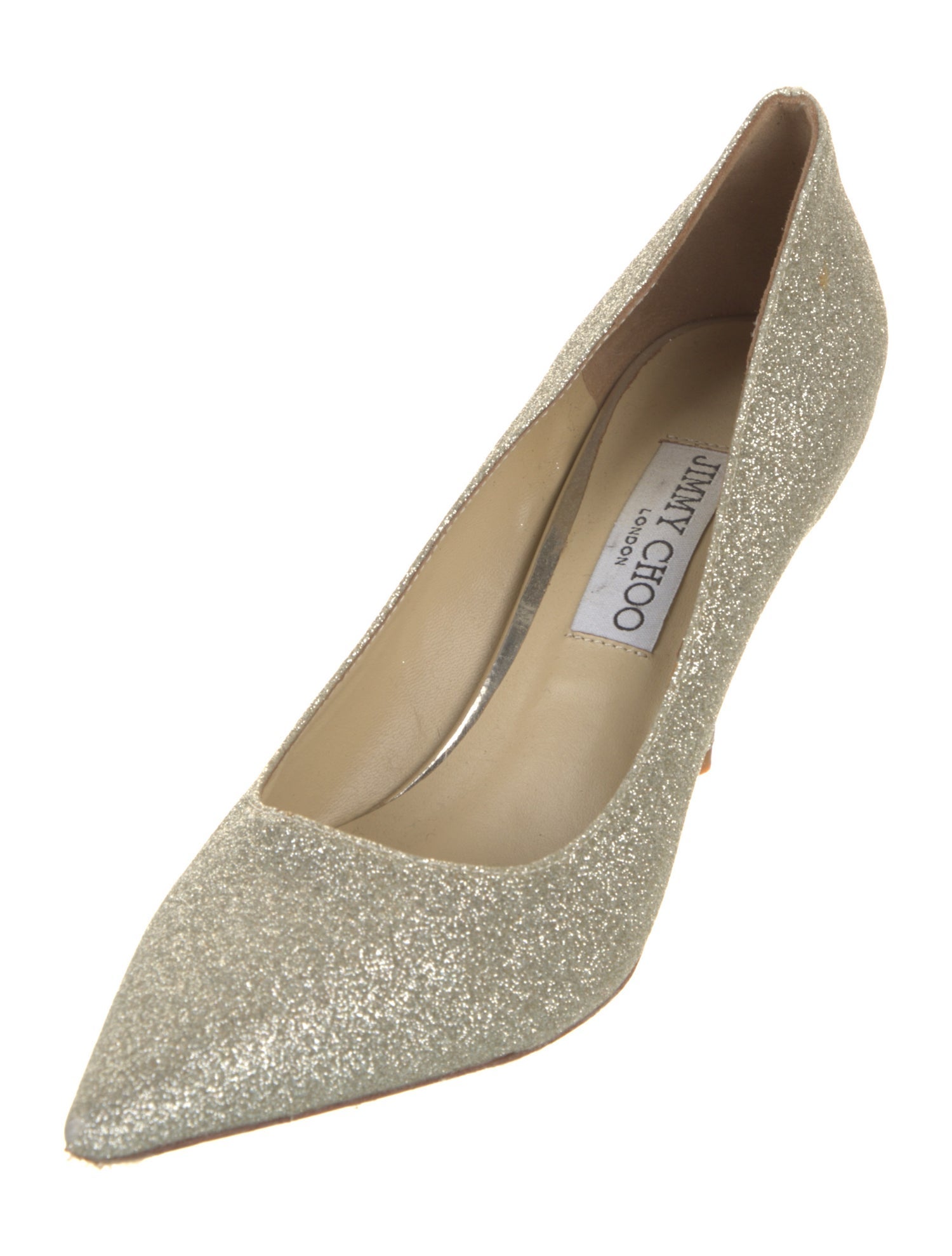 Jimmy Choo Jimmy Choo Romy 85 Glitter Pumps