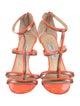 Jimmy Choo Patent Leather T-Strap Sandals