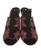 Jimmy Choo Suede Printed Mules