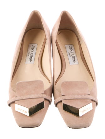 Jimmy Choo Suede Ballet Flats