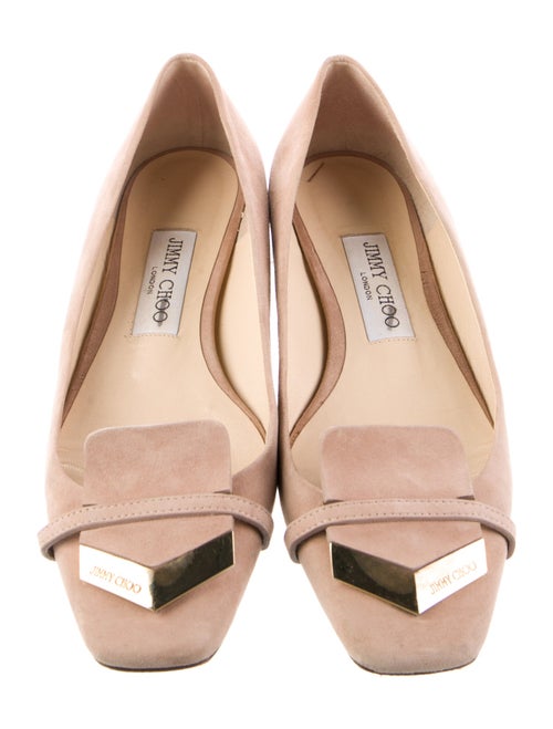 Jimmy Choo Suede Ballet Flats