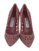 Jimmy Choo Suede Cutout Accent Pumps