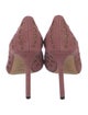 Jimmy Choo Suede Cutout Accent Pumps
