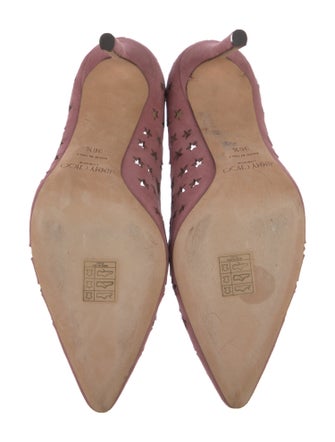 Jimmy Choo Suede Cutout Accent Pumps