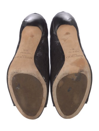 Jimmy Choo Leather Printed Pumps