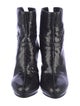Jimmy Choo Leather Animal Print Boots