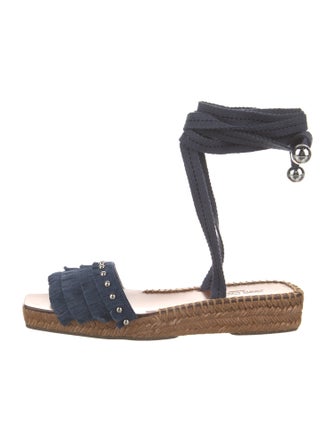 Jimmy Choo Aisha Suede Espadrilles