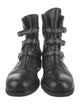Jimmy Choo Leather Combat Boots