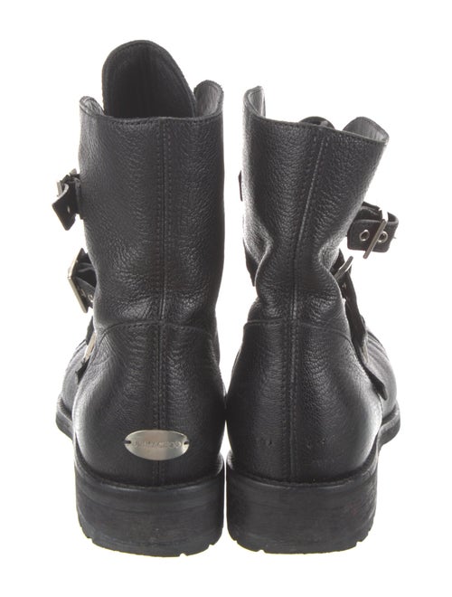 Jimmy Choo Leather Combat Boots