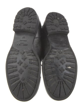 Jimmy Choo Leather Combat Boots