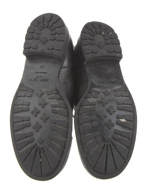 Jimmy Choo Leather Combat Boots