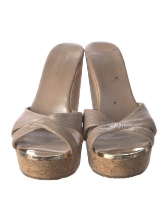 Jimmy Choo Pandora Leather Slides