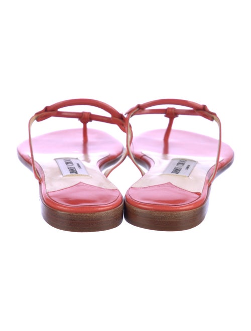 Jimmy Choo Leather Flip Flops
