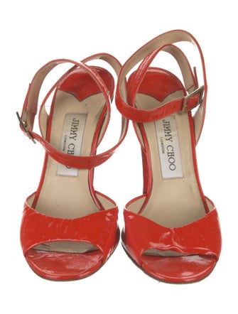 Jimmy Choo Patent Leather Sandals