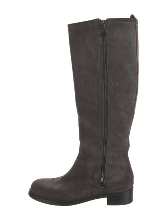 Jimmy Choo Suede Riding Boots