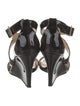 Jimmy Choo Patent Leather Cutout Accent Sandals