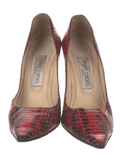 Jimmy Choo Anouk Snakeskin Pumps