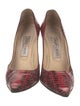 Jimmy Choo Anouk Snakeskin Pumps