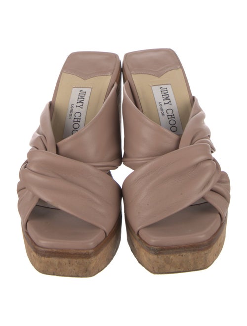 Jimmy Choo Leather Slides