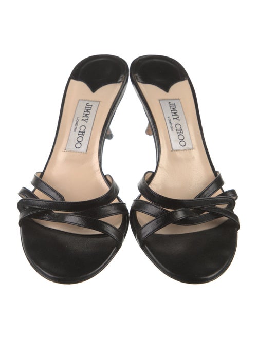 Jimmy Choo Leather Slides