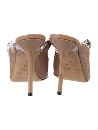 Jimmy Choo Bing Patent Leather Mules