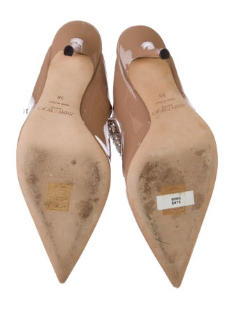 Jimmy Choo Bing Patent Leather Mules