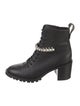Jimmy Choo Cruz 65 Leather Combat Boots