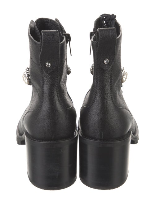 Jimmy Choo Cruz 65 Leather Combat Boots