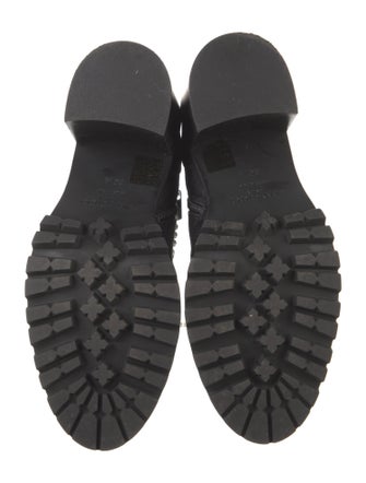 Jimmy Choo Cruz 65 Leather Combat Boots