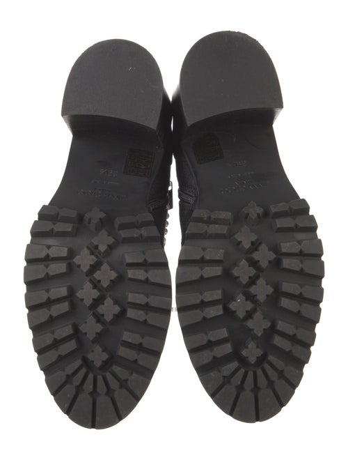 Jimmy Choo Cruz 65 Leather Combat Boots