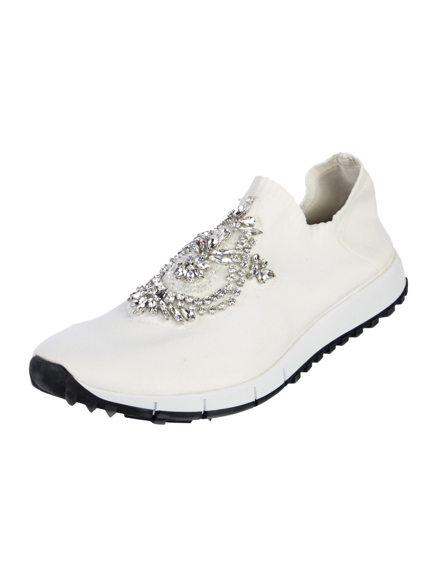 Jimmy Choo Crystal Embellishments Sneakers