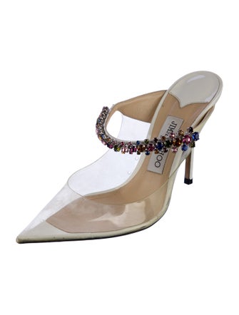 Jimmy Choo Bing Crystal Mules