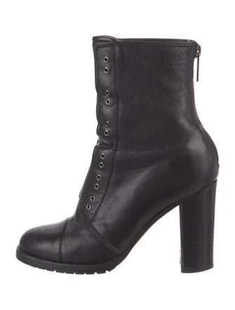 Jimmy Choo Leather Lace-Up Boots