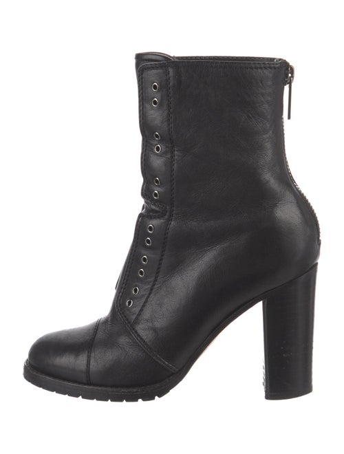 Jimmy Choo Leather Lace-Up Boots