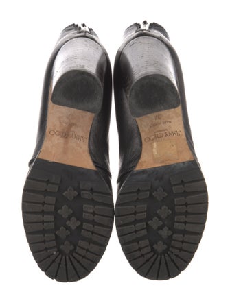 Jimmy Choo Leather Lace-Up Boots