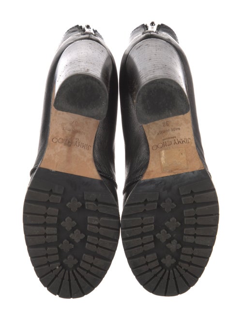 Jimmy Choo Leather Lace-Up Boots