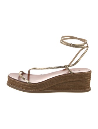 Jimmy Choo Leather Espadrilles