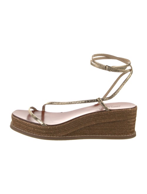 Jimmy Choo Leather Espadrilles