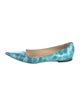 Jimmy Choo Patent Leather Animal Print Flats